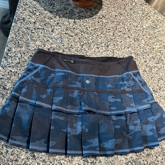 Lululemon Blue Camo Skort - Picture 6 of 6
